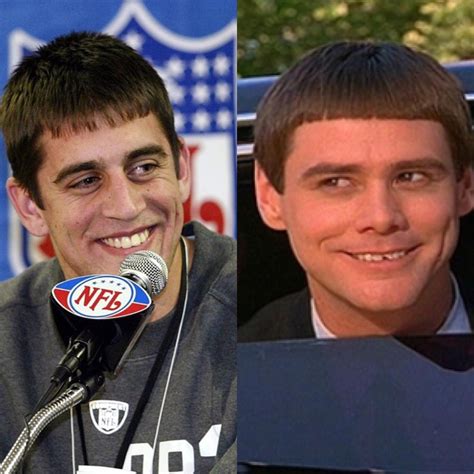 Aaron Rodgers fresh out of college looking like Lloyd from Dumb & Dumber (x-post r/nfl) : r/funny