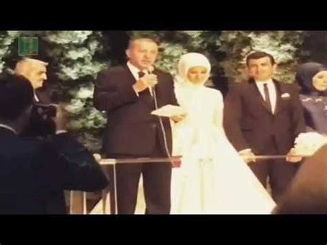 عقد قران سمية بنت اردوغان ( sümeyye erdogan wedding ) . - YouTube