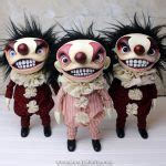 Handmade Creepy Clown Dolls