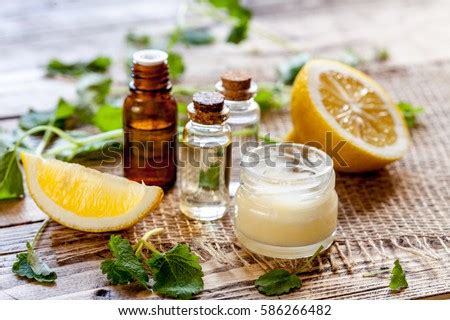 Natural Cosmetics Herbal Ingredients Closeup Stock Photo (Royalty Free ...