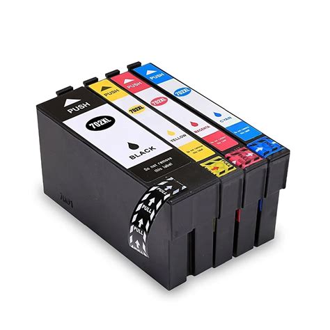 4 Pack 1 Set Compatible for Epson WorkForce Pro WF 3720 All in One ...