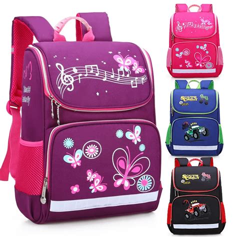 2018 Kids School Bags for Girls Princess Book Bag Orthopedic Waterproof ...