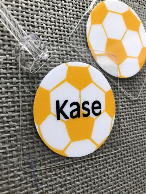 Soccer Team Bag Tags Soccer Gifts Soccer Bag Tags Team | Etsy