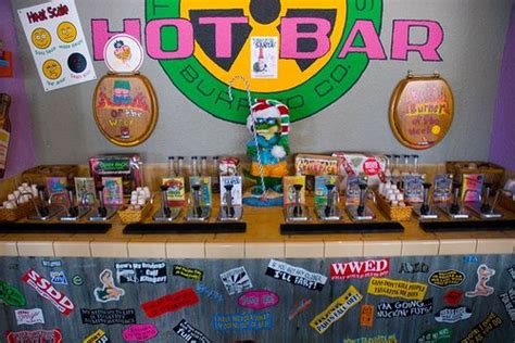 The Hot Sauce Bar at Tijuana Flats | Food hall, Grad parties, Tijuana