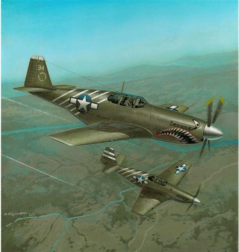 Mustang … | Aircraft art, Wwii aircraft, Airplane art