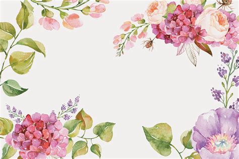 Florale Pink Blume Design Hintergrund | Floral watercolor background, Watercolor background ...