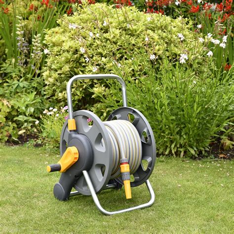 Assembled 2-in-1 Hose Reel (45m) with hose | Hozelock Ltd