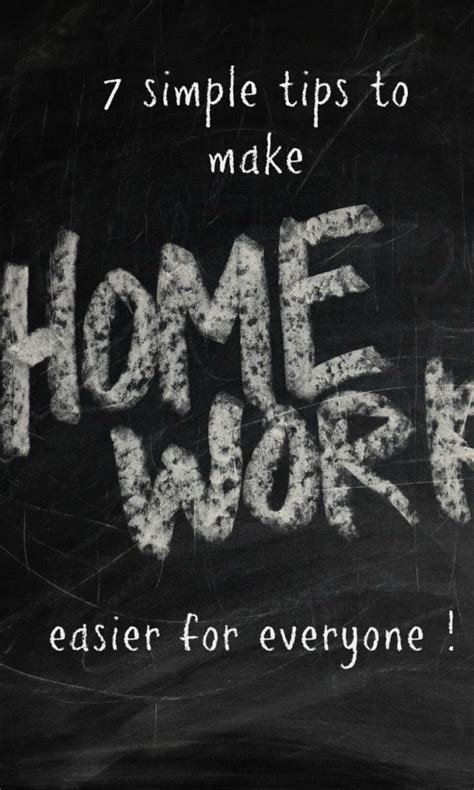 7 tips to make Homework easier for everyone! - Emotionally Healthy Kids