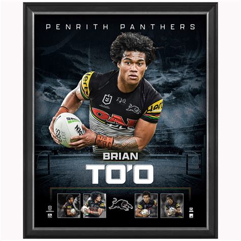 Brian To'o Penrith Panthers Official NRL Player Print Framed New - 490 – HT Framing & Memorabilia