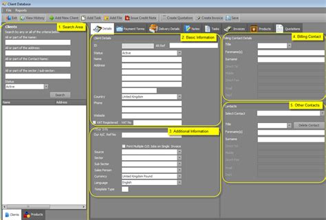 3 Excel Client Database Templates - Excel xlts