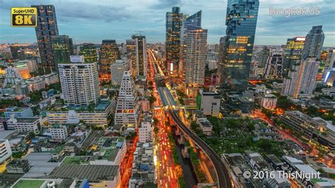 8K STOCK VIDEO. Bangkok. Time lapse - YouTube