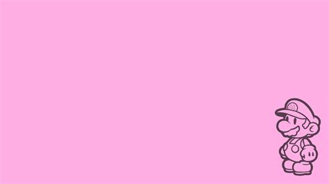 video game characters, Simple, Simple background, Minimalism, Pink, Light pink, Logo, Paper ...