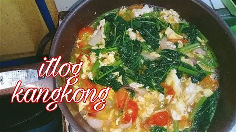 egg kangkong ..simpleng ulam - YouTube