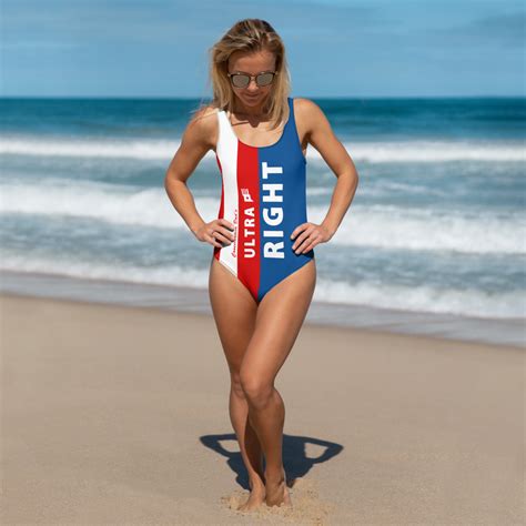 Official Conservative Dad's Ultra Right Beer One-Piece Swimsuit – Ultra ...