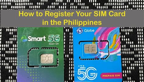 How to Register Your SIM Card in the Philippines [Smart, Globe, DITO]