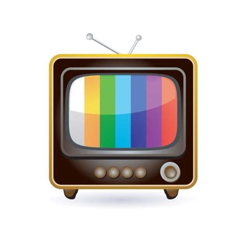 Free Vector | Retro Television Icon