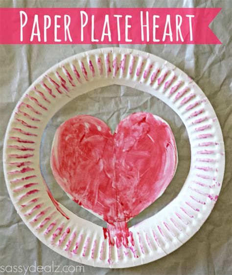 Paper Plate Heart Craft For Kids - Crafty Morning