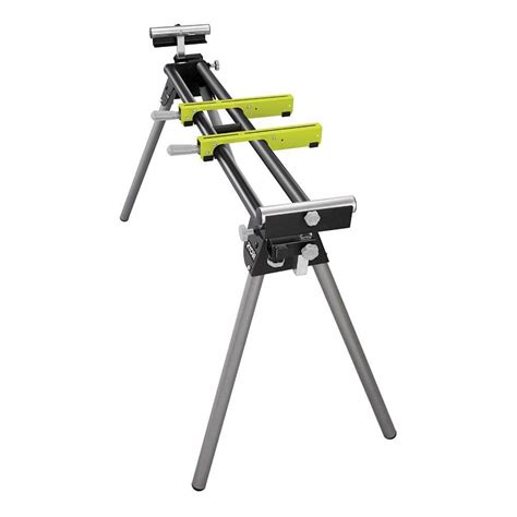 Ryobi Miter Saw Stand with Tool-Less Height Adjustment-RMS10G - The Home Depot