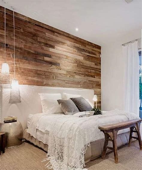 Pallet wall | Chambres rustiques modernes, Chambre rustique, Chambres à ...