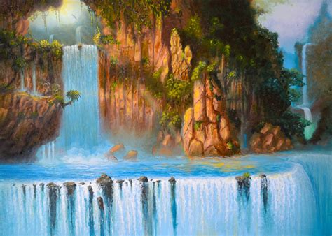 Exotic Waterfalls by Malbe17 on DeviantArt