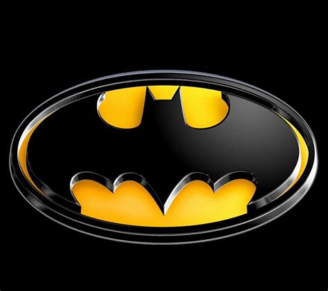 Batman Emblem, bat, black, logo, man, movie, nice, yellow, HD wallpaper ...