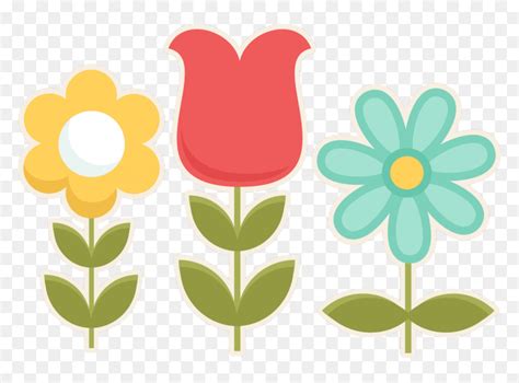 May Flowers Png - Cute Spring Flowers Clipart, Transparent Png - vhv