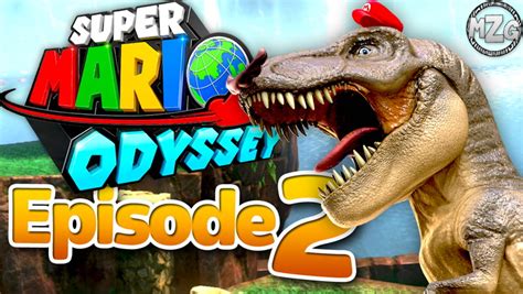 Super Mario Odyssey - Episode 2 - I'm A T-Rex! - Zebra Gamer