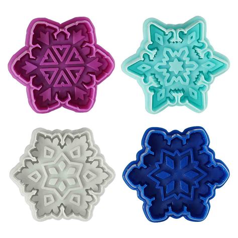 Snowflake Cookie Cutter Stamp Set | Country Kitchen SweetArt