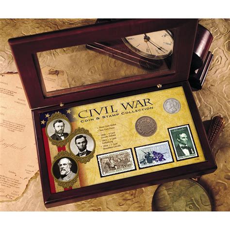 Civil War Coin and Stamp Collection Boxed Set - 212060, Coins ...