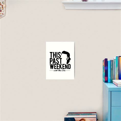 "Theo Von 'This Past Weekend' Custom " Art Print by Dispater | Redbubble