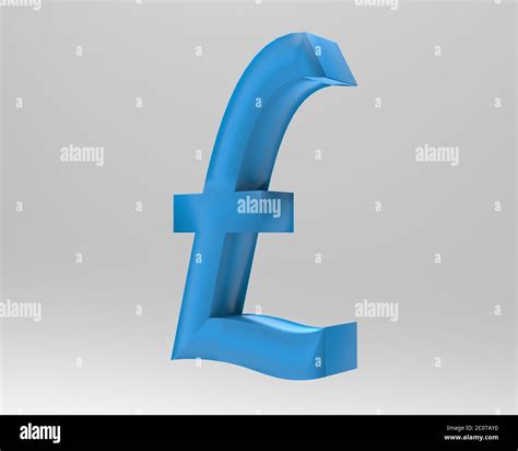 Pound sterling symbol sign isolated GBP symbol 3d render Stock Photo ...