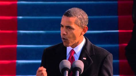 Barack Obama Inauguration Speech - YouTube