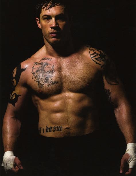 Tom Hardy Warrior Tattoos in the Body and Arm