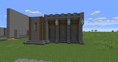 Been working on a few castle wall designs for my village. Any feedback would be appreciated! : r ...