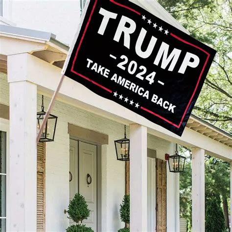 Trump 2024 Flag: Reinforced 3 Ply Polyester For Outdoor Durability ...