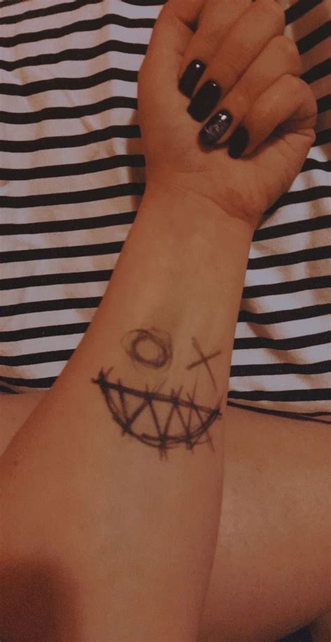 Scary smile tattoo | Tattoos, Smile tattoo, Cool tattoos