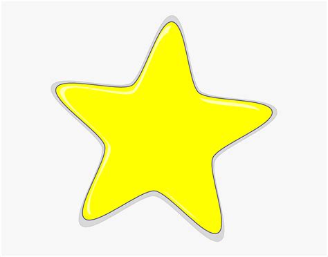 Yellow Star Clipart - Yellow Star Blank Background, HD Png Download , Transparent Png Image ...