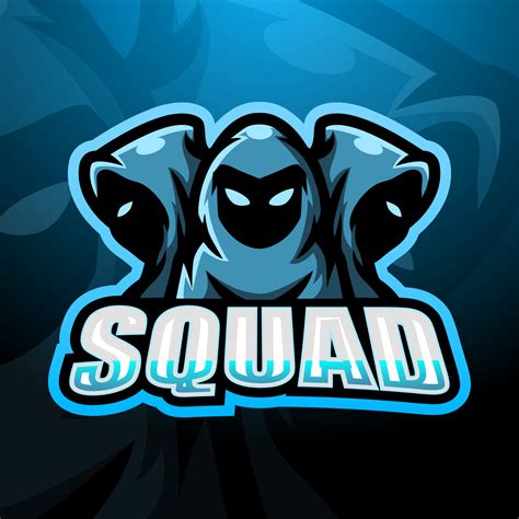 3 ninja squad esport logo design 5741275 Vector Art at Vecteezy