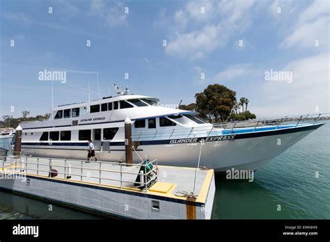 View of the Catalina Express ferry from Dana Point. to Avalon an ...