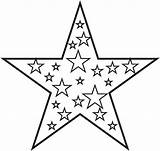 Star Coloring In Pages sketch template