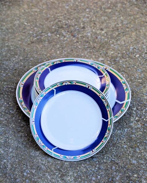 Premium Photo | Image of a set of colorful plates