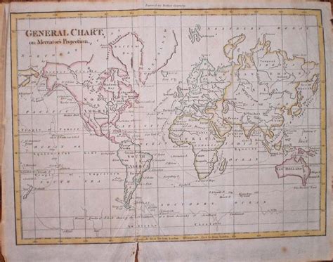 General Chart , On Mercator’s Projection – Webster's Fine Books & Maps