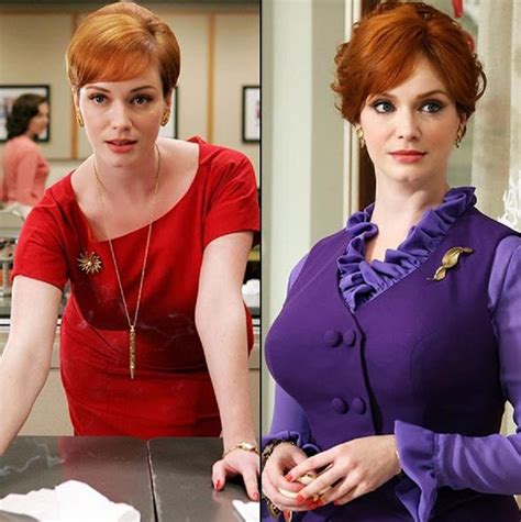 Christina Rene Hendricks before and after breast augmentation procedure ...