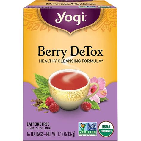 Yogi Tea Berry DeTox 16 Bag(s) - Swanson Health Products