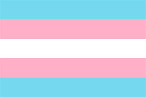 Transgender flag color codes