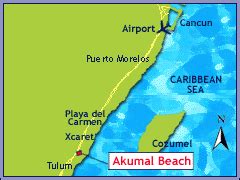 Secrets Akumal Riviera Maya Map