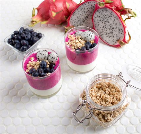 Dragon Fruit Yogurt Parfait - The Produce Moms