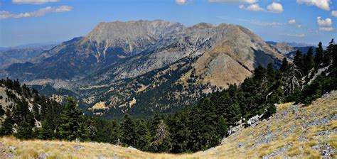 Chelmos mountain range (2,355 m) at Peloponnese peninsula, Greece Mountain Range, The Mountain ...