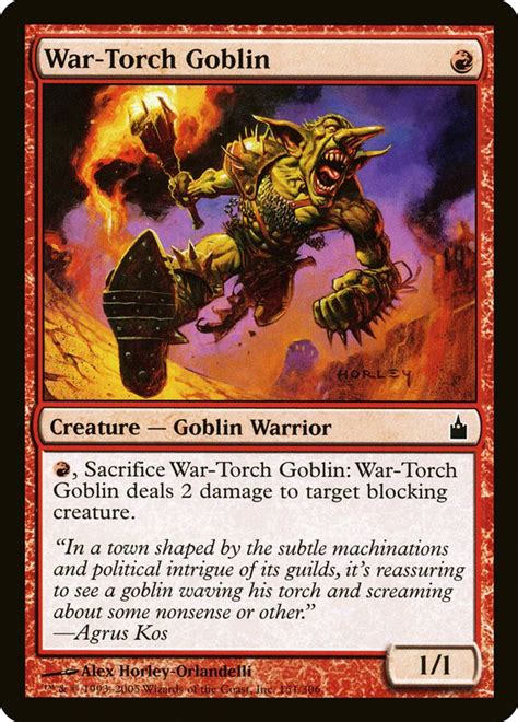 War-Torch Goblin · Ravnica: City of Guilds (RAV) #151 · Scryfall Magic The Gathering Search