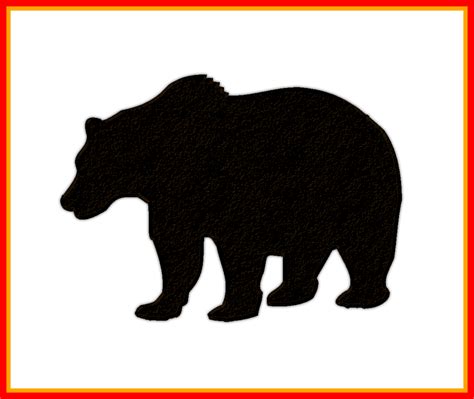 Download Png Picture Picturepngnofyqcclipart - Bear Silhouette - Full Size PNG Image - PNGkit